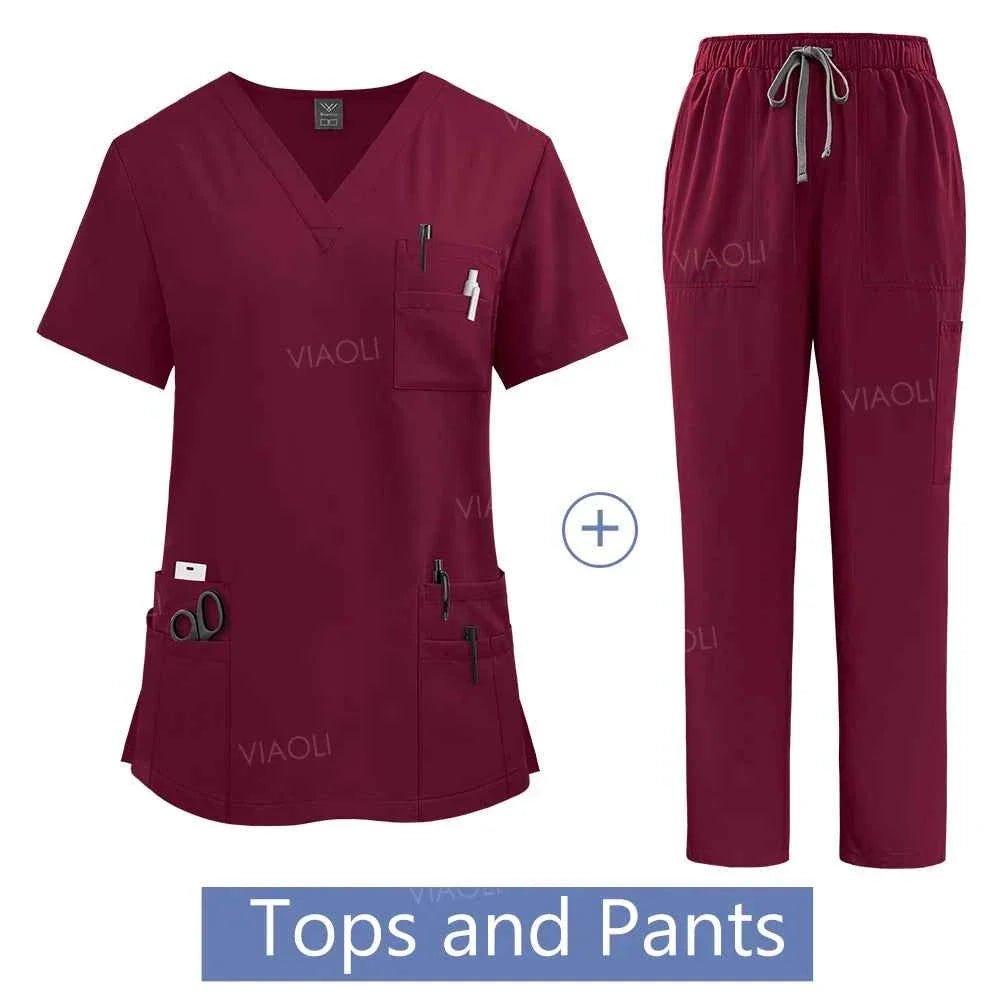Women's Medical Scrub Uniform Set - Pendo Store