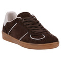 Women's Milan Burgundy Lace Up Sneaker - Pendo Store