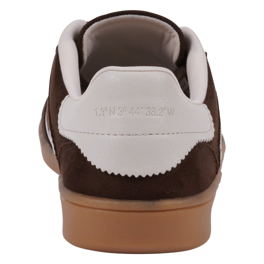 Women's Milan Burgundy Lace Up Sneaker - Pendo Store