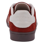 Women's Milan Chocolate Suede Lace Up Sneaker - Pendo Store