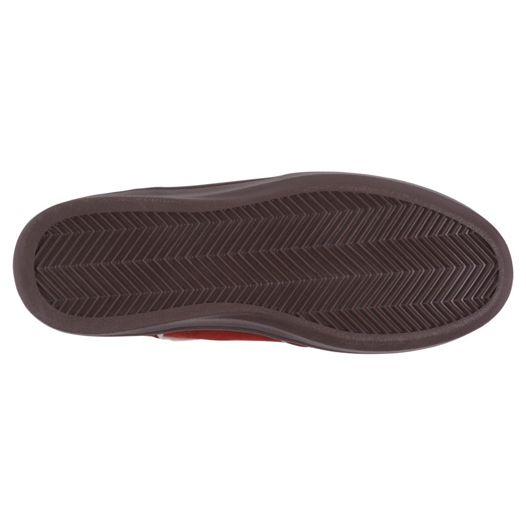Women's Milan Chocolate Suede Lace Up Sneaker - Pendo Store