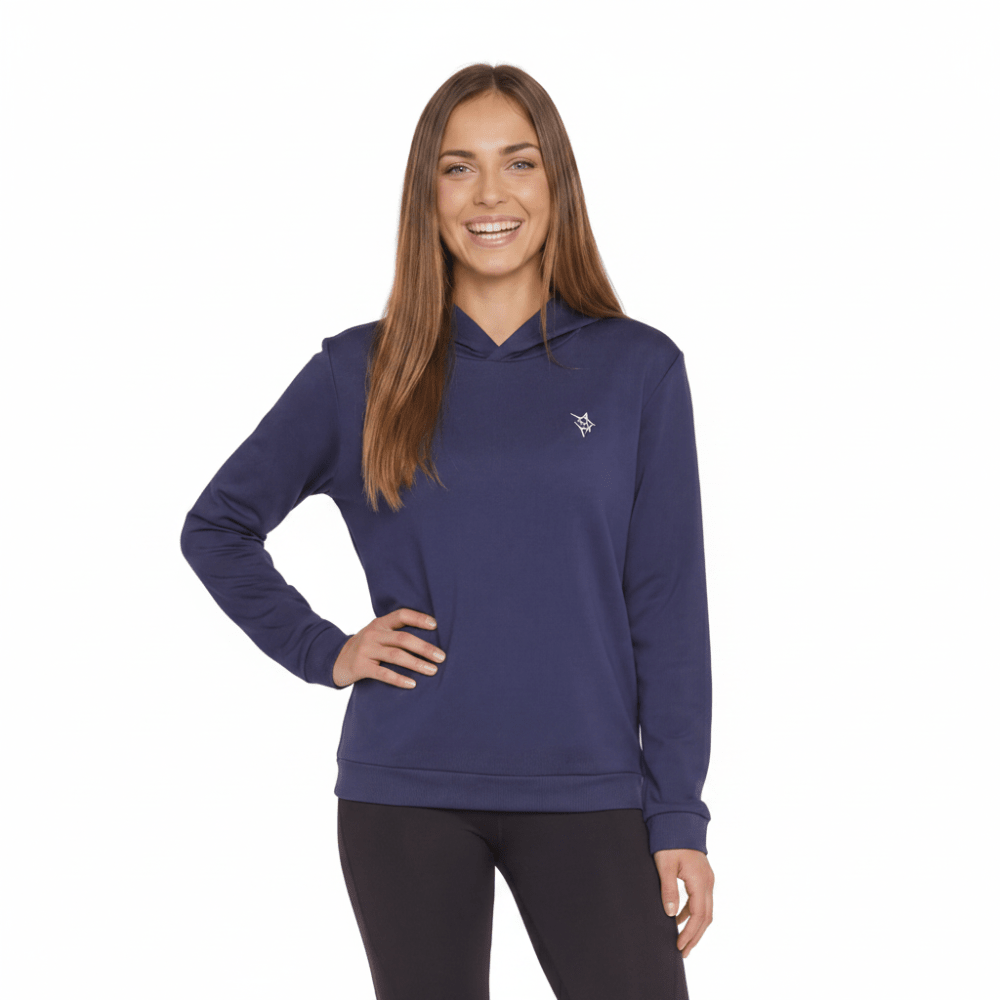 Women's Navy Performance Hoodie - Pendo Store