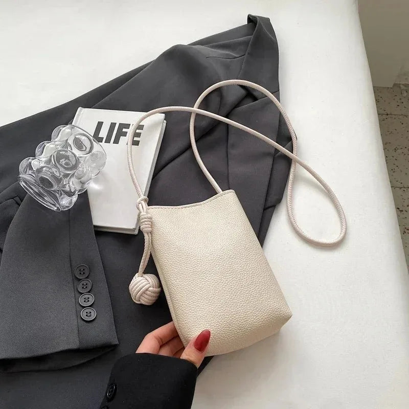 Women's PU Leather Phone Shoulder Bag - Pendo Store