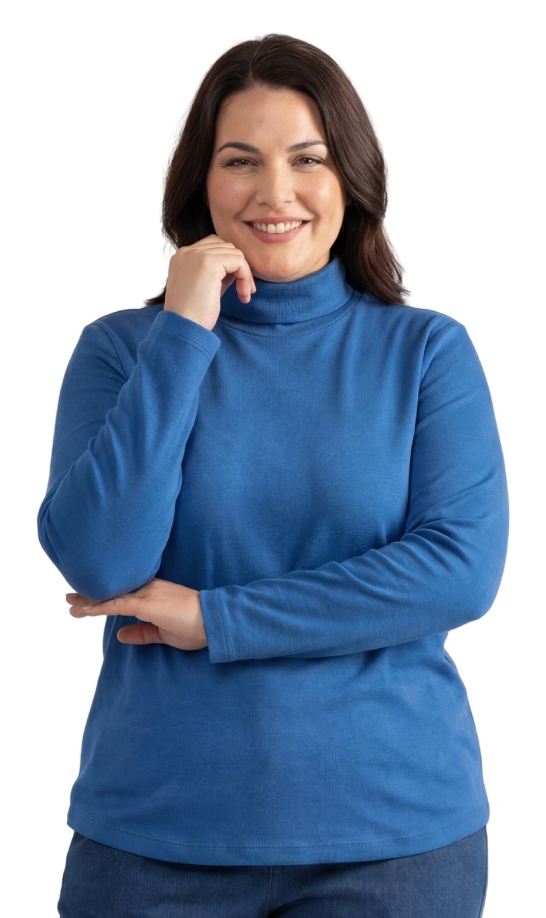 Women's Relaxed Fit Turtleneck Top - Pendo Store