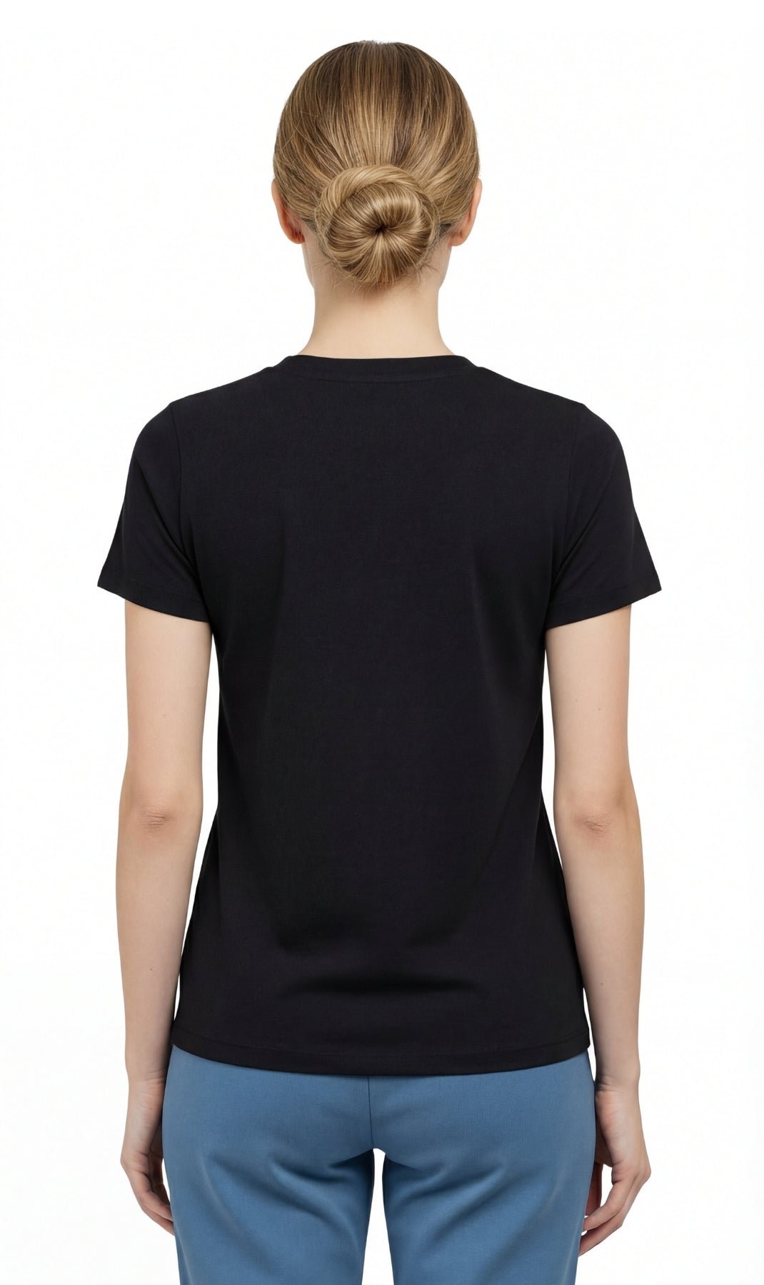 Women's Short Sleeve V-Neck T-Shirt — Wrinkle Resistant Cotton Blend - Pendo Store