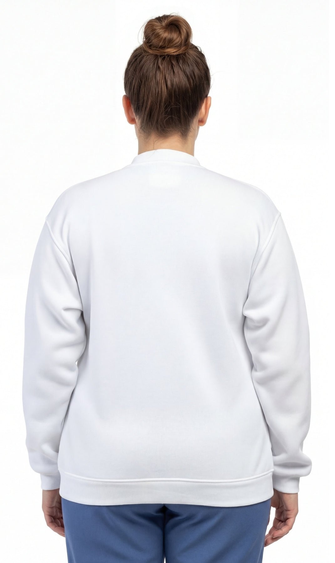 Women's Snap Up Jacket with Stand Collar and Patch Pockets - Pendo Store