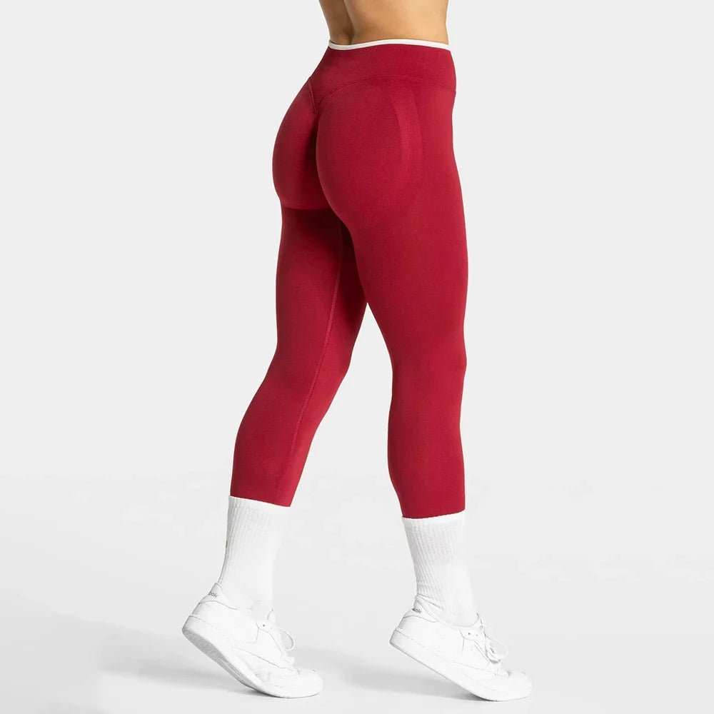 Women’s Sports Leggings, High Waist Seamless Yoga Pants, Scrunch Booty Peach, Hip Lifting Gym Clothes, Workout Tights - Pendo Store