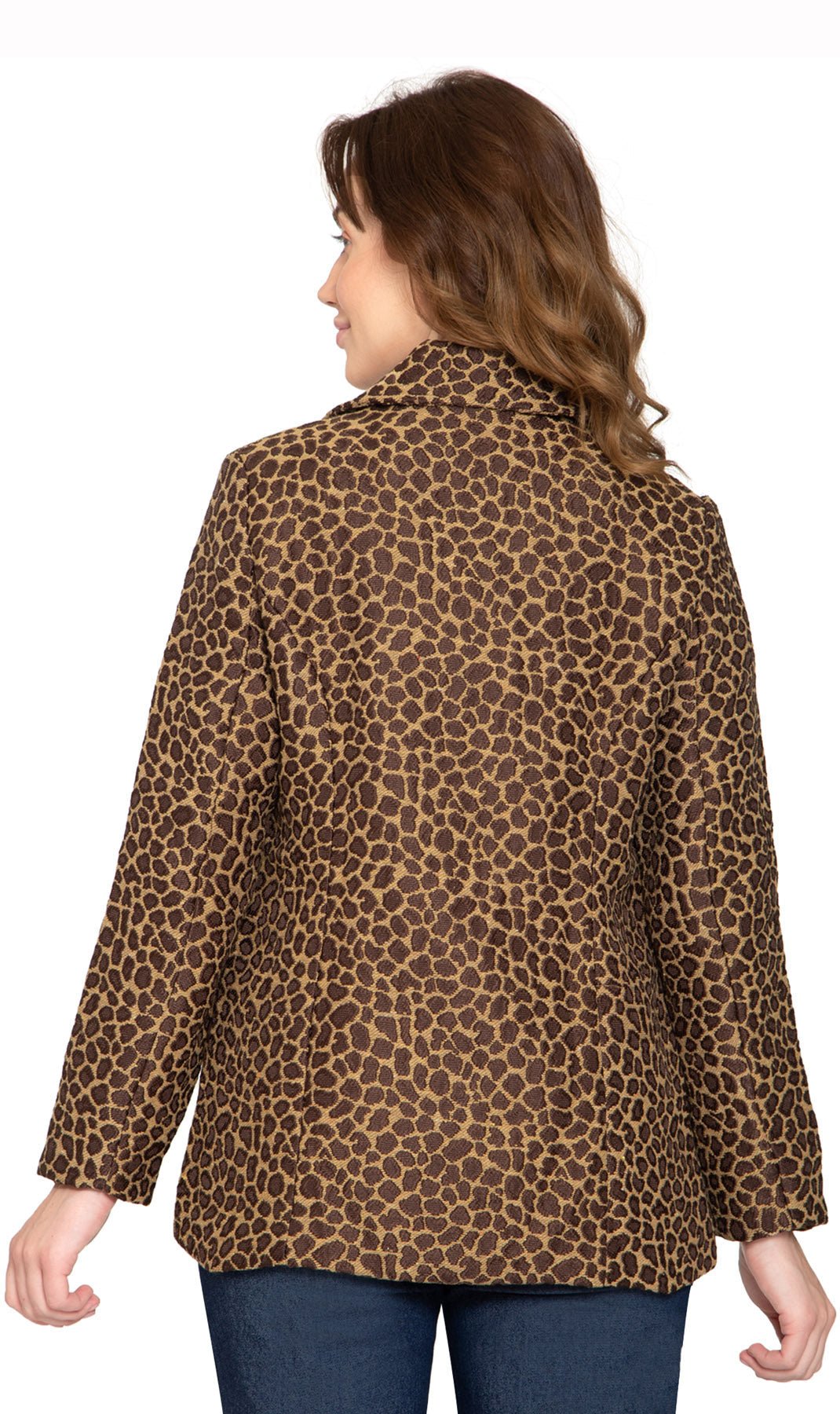 Women's Tapestry Animal Pattern Lined Jacket - Pendo Store
