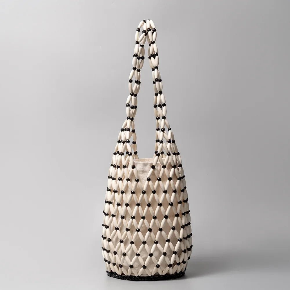 Women's Woven Bucket Shoulder Bag - Pendo Store