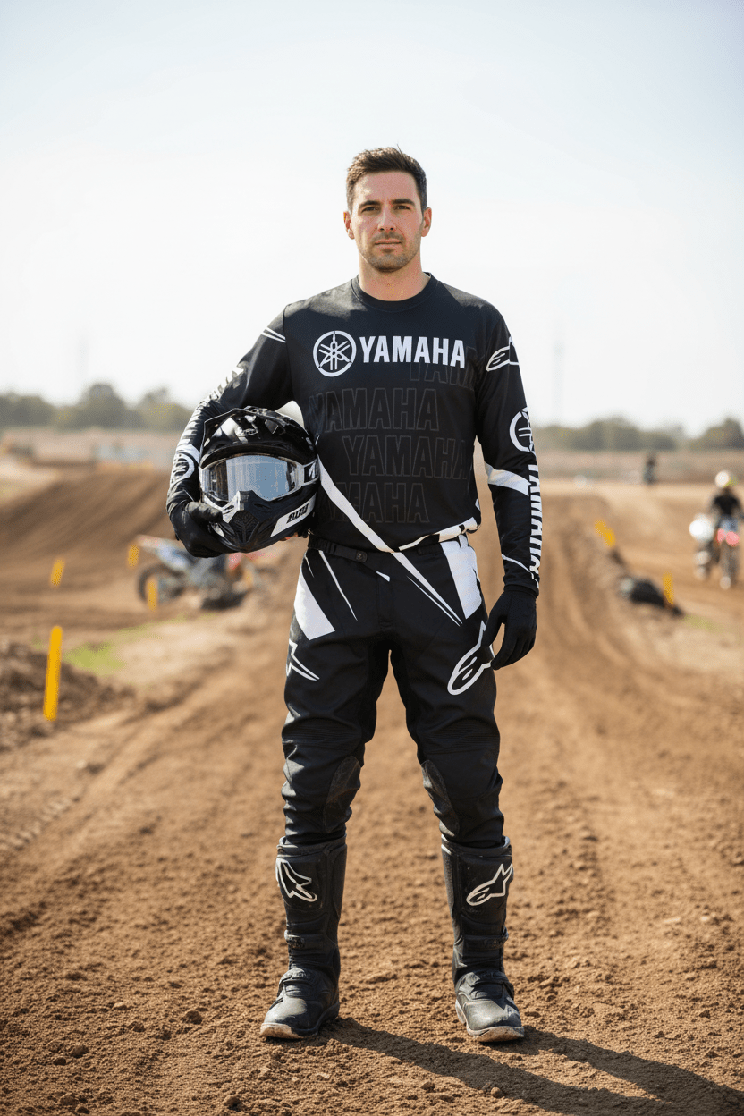 Yamaha Summer Breathable Quick-Dry Motorcycle Riding Suit - Long Sleeve Off-Road Racing Gear for Men and Women - Pendo Store