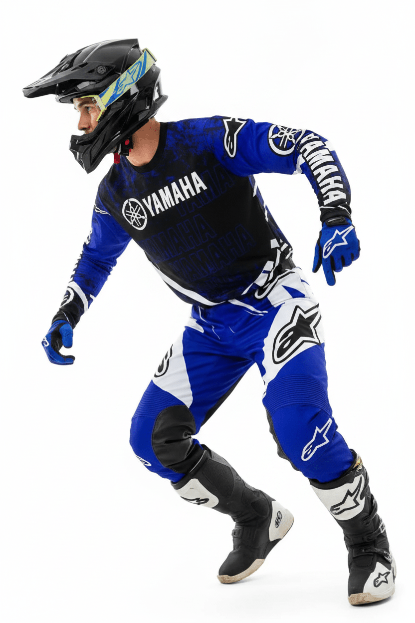 Yamaha Summer Breathable Quick-Dry Motorcycle Riding Suit - Long Sleeve Off-Road Racing Gear for Men and Women - Pendo Store