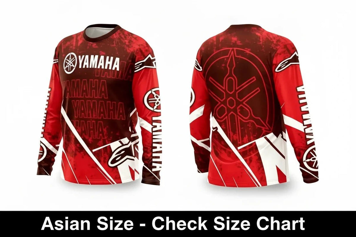 Yamaha Summer Breathable Quick-Dry Motorcycle Riding Suit - Long Sleeve Off-Road Racing Gear for Men and Women - Pendo Store