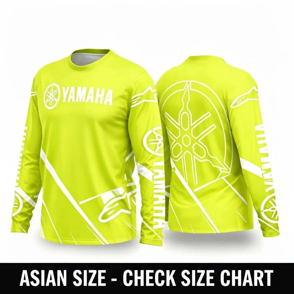 Yamaha Summer Breathable Quick-Dry Motorcycle Riding Suit - Long Sleeve Off-Road Racing Gear for Men and Women - Pendo Store