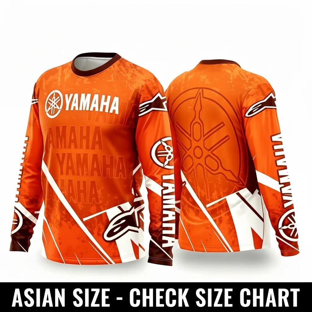Yamaha Summer Breathable Quick-Dry Motorcycle Riding Suit - Long Sleeve Off-Road Racing Gear for Men and Women - Pendo Store
