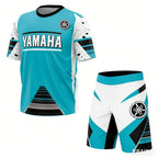 YAMAHA Summer Performance Motorcycle Riding T-Shirt Set - Pendo Store