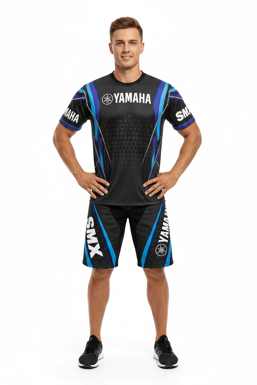 YAMAHA Summer Performance Motorcycle Riding T-Shirt Set - Pendo Store
