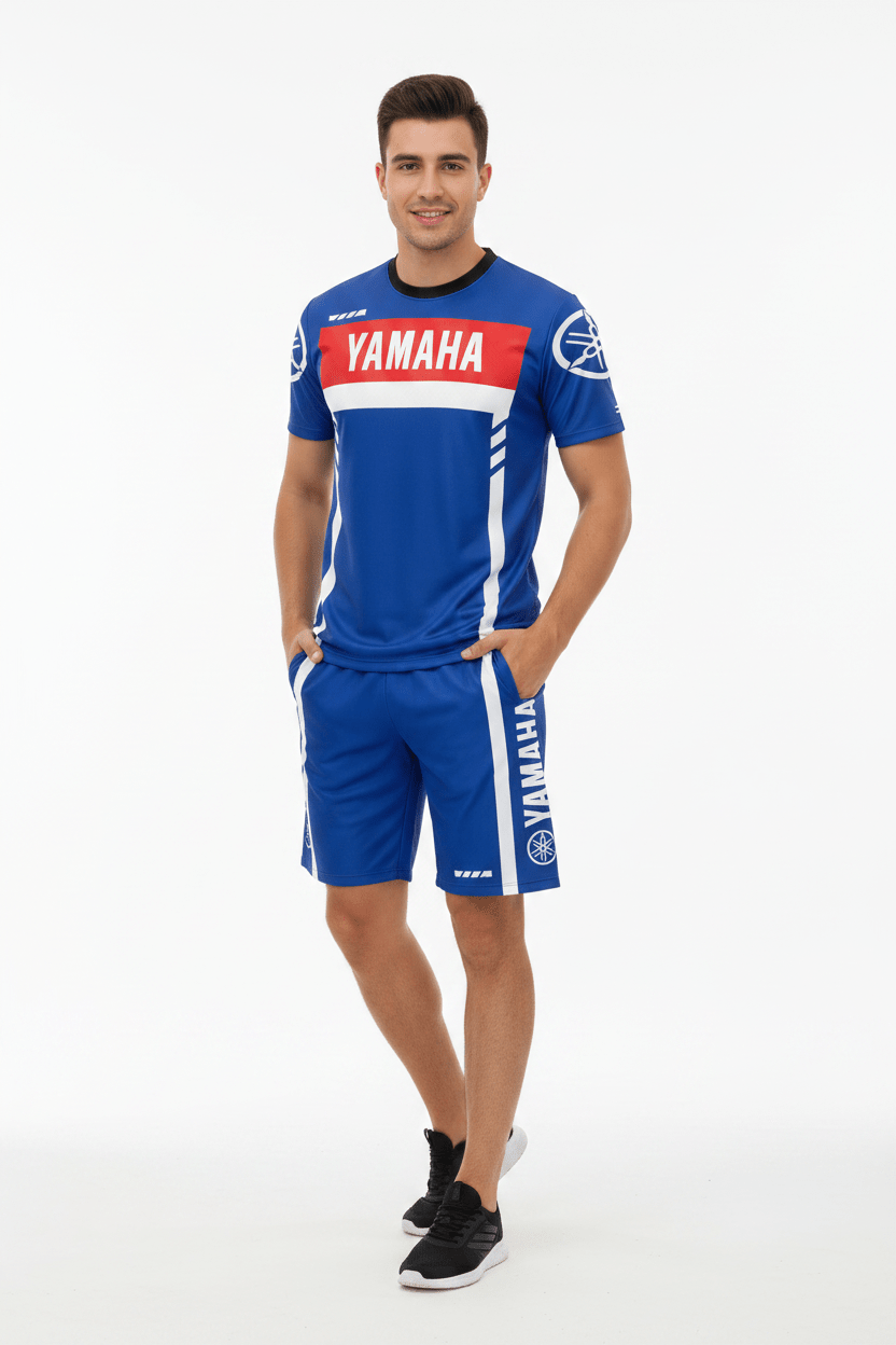 YAMAHA Summer Performance Motorcycle Riding T-Shirt Set - Pendo Store