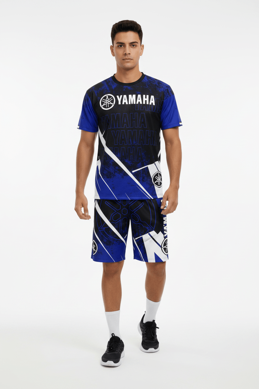YAMAHA Summer Performance Motorcycle Riding T-Shirt Set - Pendo Store