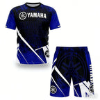 YAMAHA Summer Performance Motorcycle Riding T-Shirt Set - Pendo Store