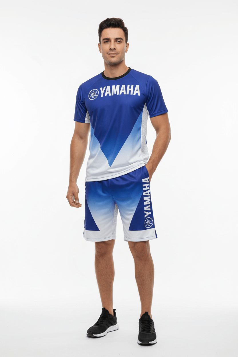 YAMAHA Summer Performance Motorcycle Riding T-Shirt Set - Pendo Store