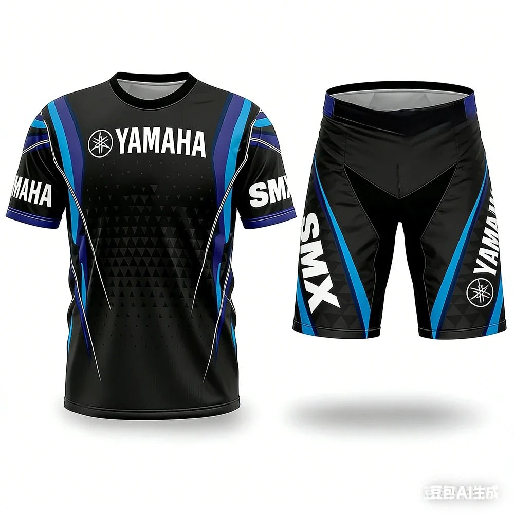 YAMAHA Summer Performance Motorcycle Riding T-Shirt Set - Pendo Store