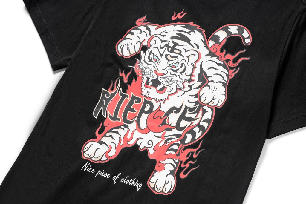 YeT027 Inferno White Tiger Tee - Pendo Store
