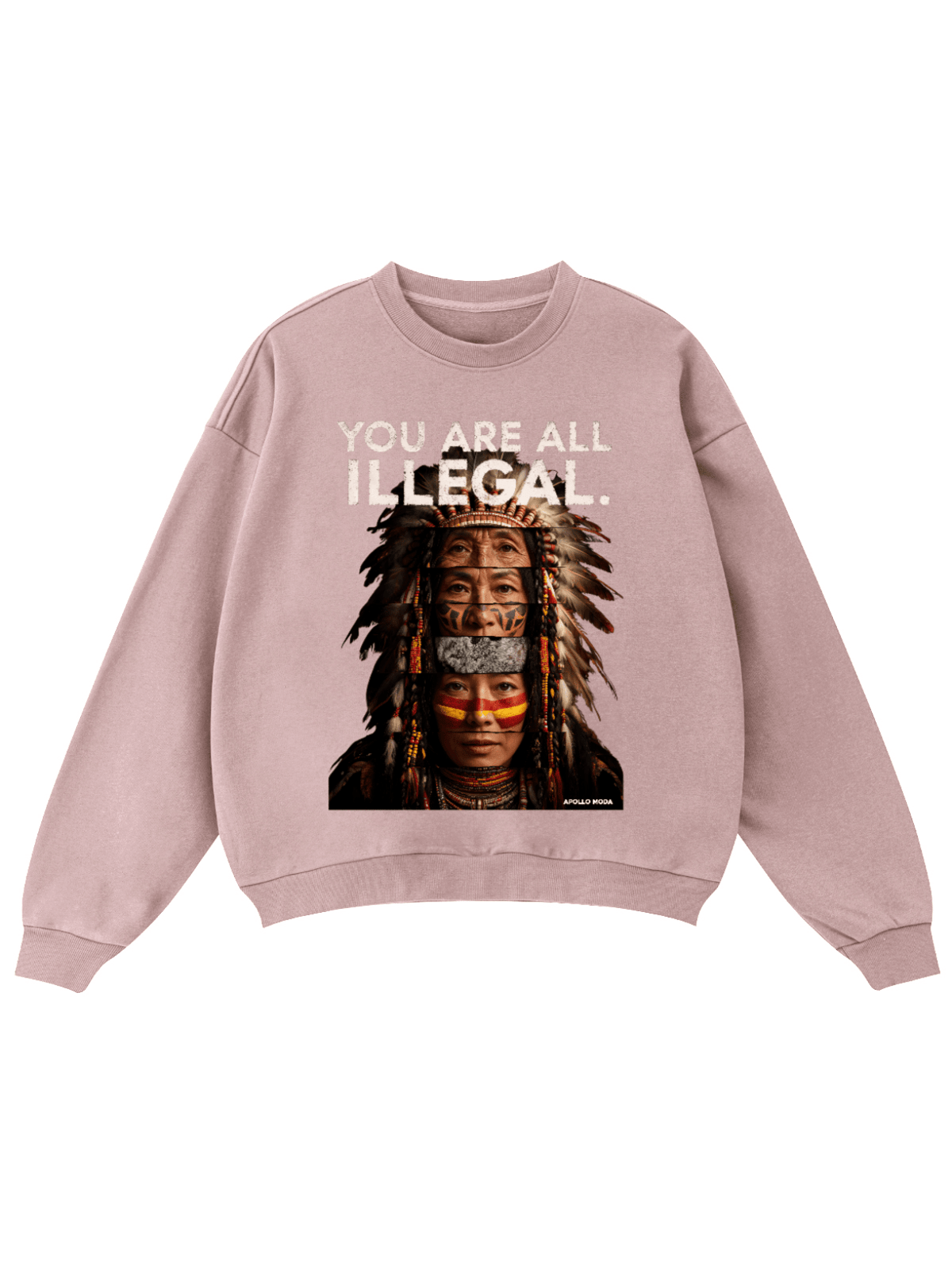 'You Are All Illegal' Oversized Sweatshirt - Pendo Store